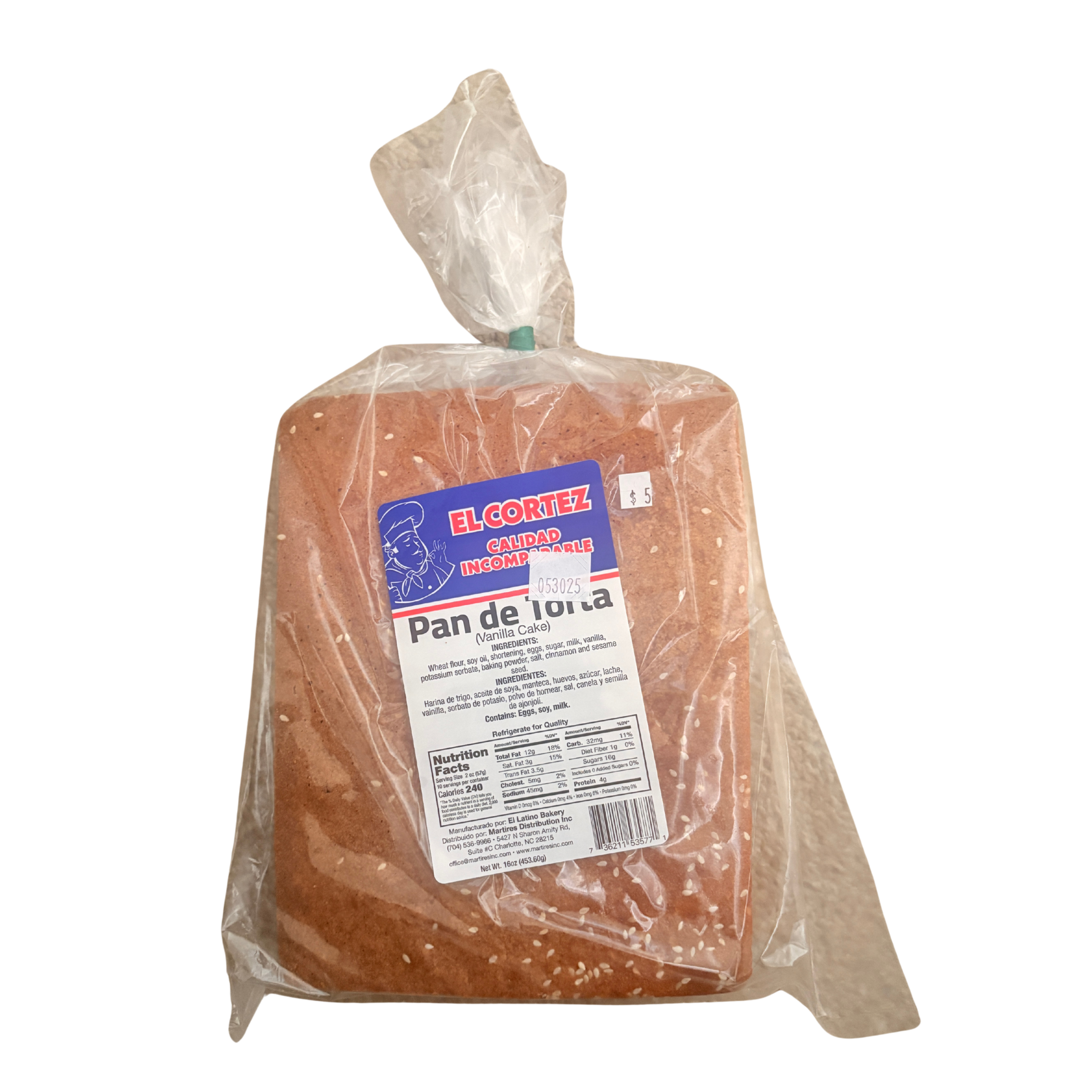Pan de torta – Tienda Maria on line